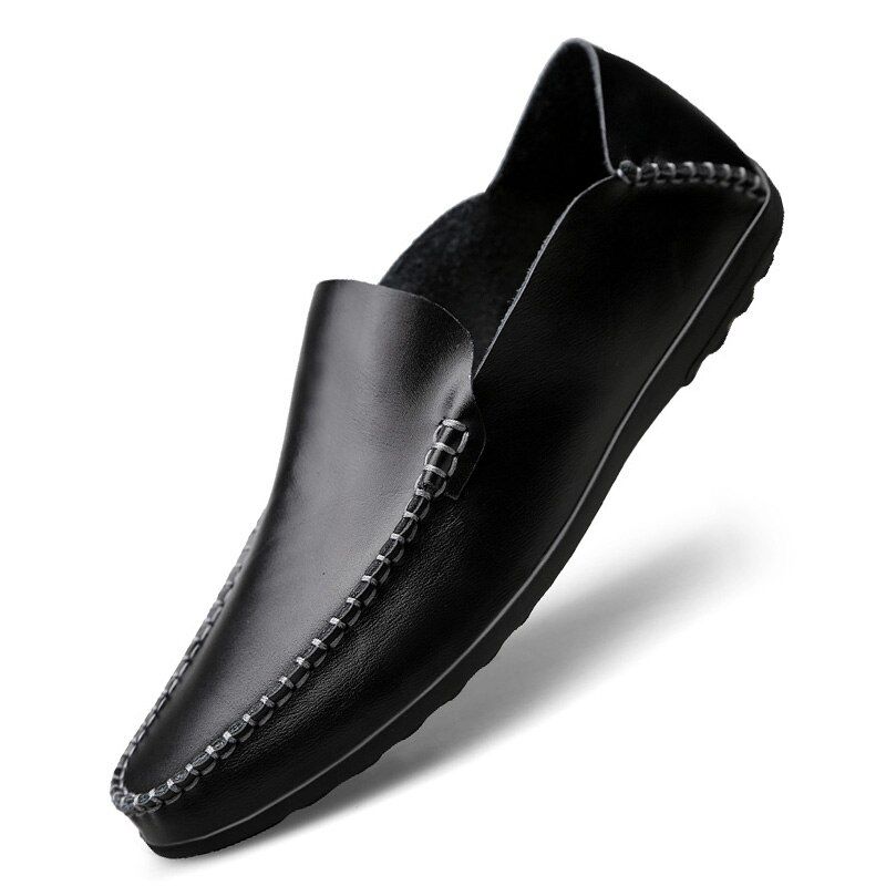 Harvey Męskie Mokasyny Casual - Kawowy