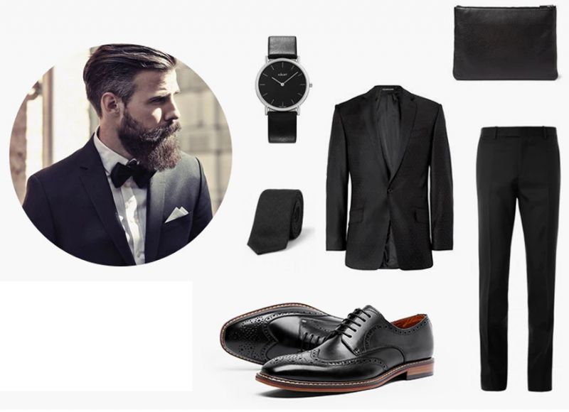 Hayden Męskie Buty Oxford - Czarny