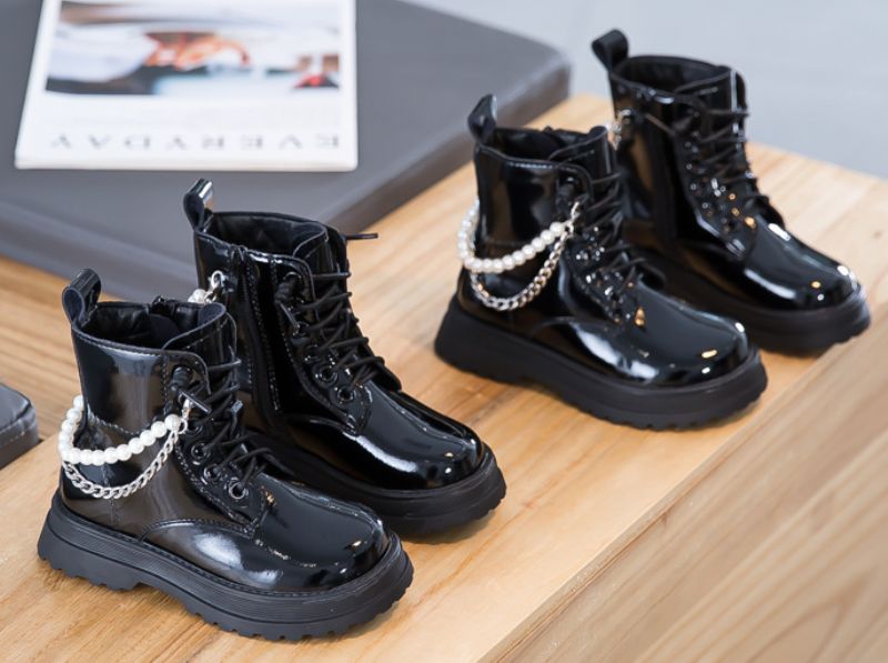 Hayley Dziewczęce Buty Chelsea - Czarny