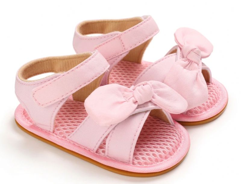 Helena Baby Modne Sandały Dziewczęces - Różowy
