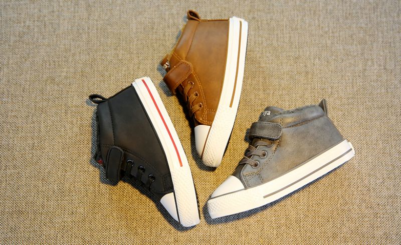 Hendri Dziecięce Trampki High Top - Szary