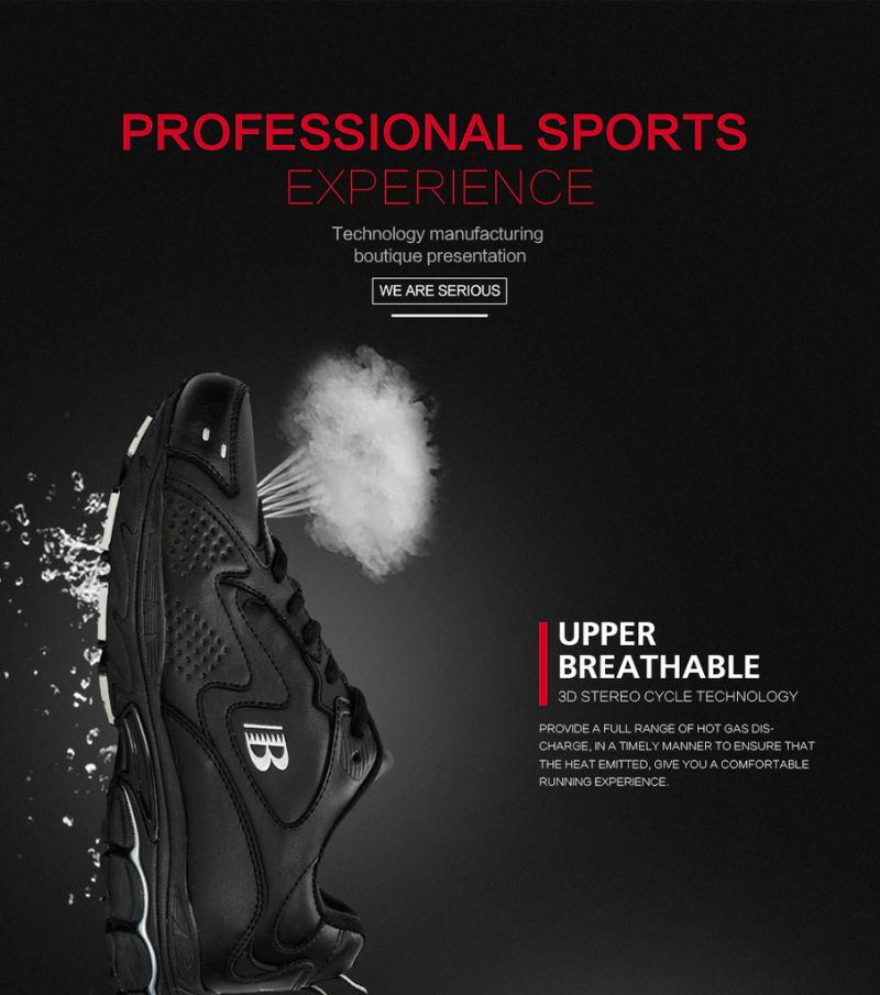Hermet Buty Sportowe Męskie - Czarny