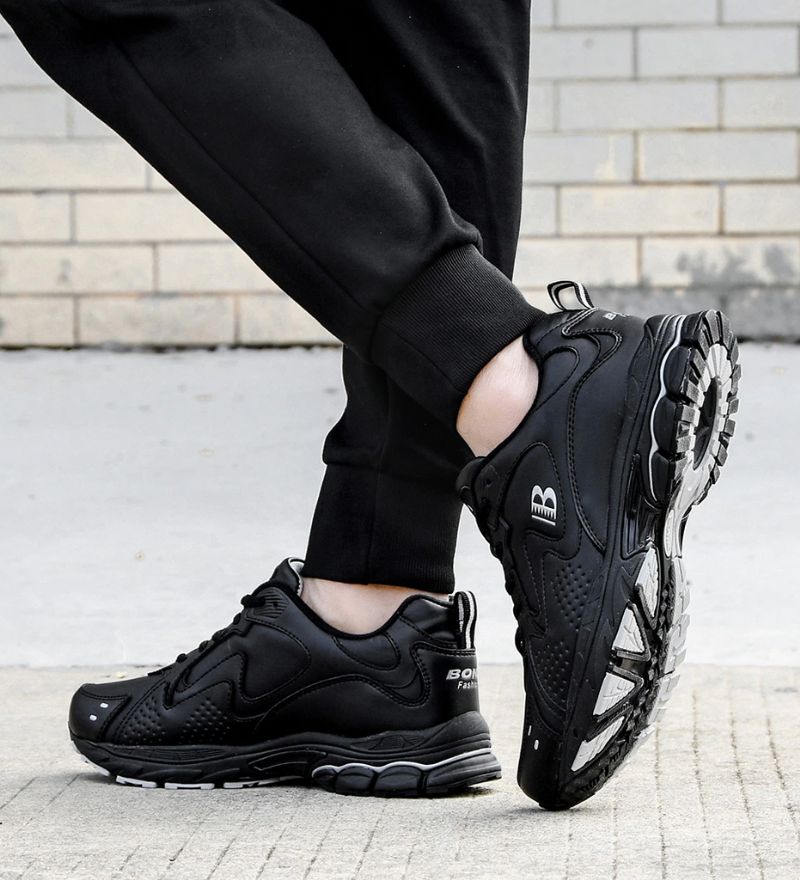 Hermet Buty Sportowe Męskie - Czarny
