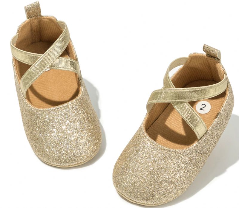 Hermione Baby Dziewczęce Buty Na Płaskiej Podeszwie - Złoty