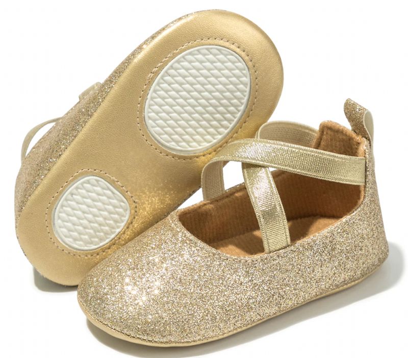 Hermione Baby Dziewczęce Buty Na Płaskiej Podeszwie - Złoty