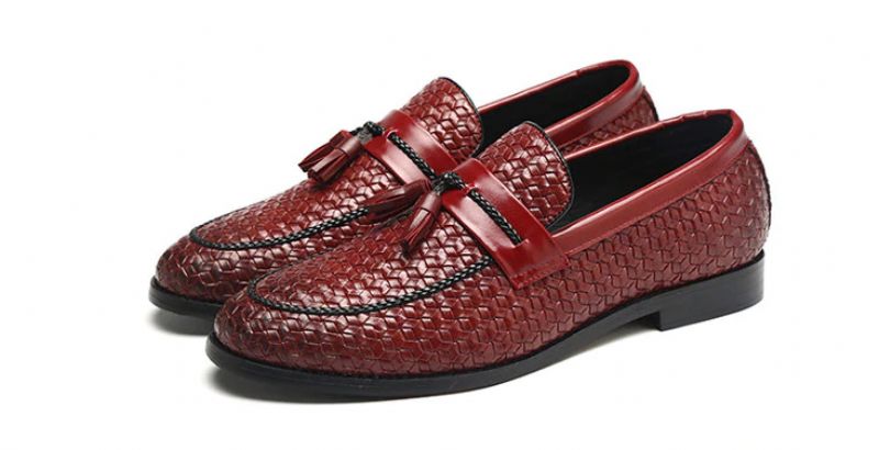 Hershel Męskie Mokasyny Buty Eleganckie - Niebieski
