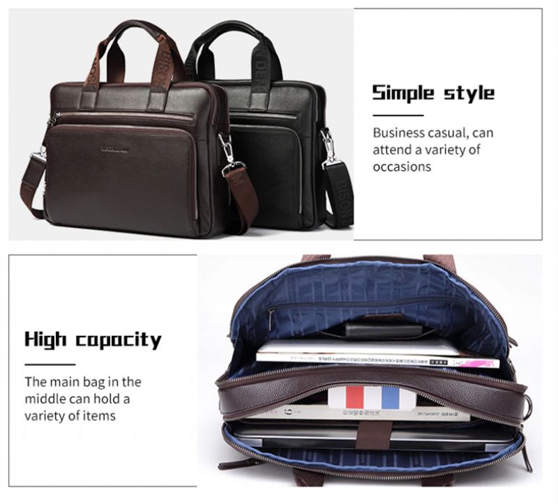 Hillman Męska Torebka Typu Crossbody - Czarny