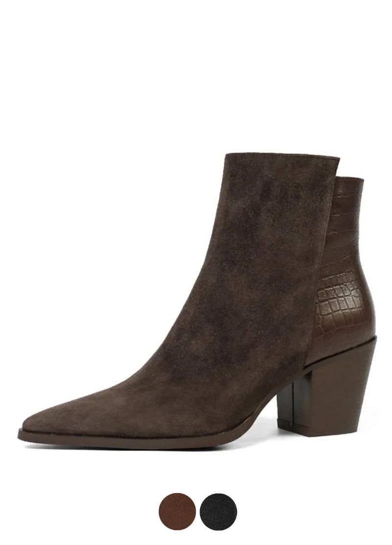 Holaya Damskie Buty Jesienne Ze Szpiczastym Noskiem