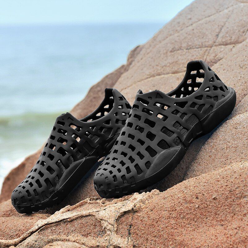Hopkins Dla Obu Płci Outdoor Slippers - Czarny
