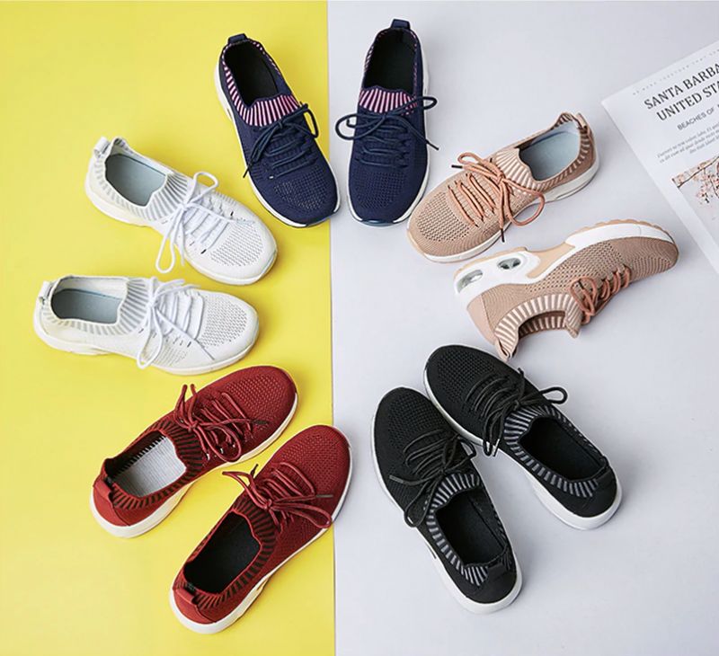 Ida Damskie Buty Treningowe - Czerwony