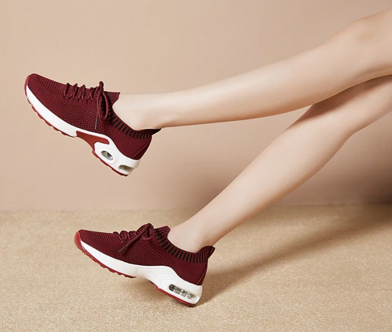 Ida Damskie Buty Treningowe - Czerwony