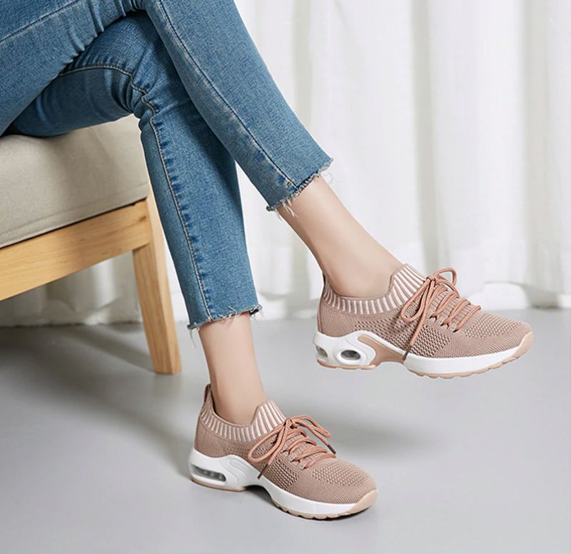 Ida Damskie Buty Treningowe - Czerwony