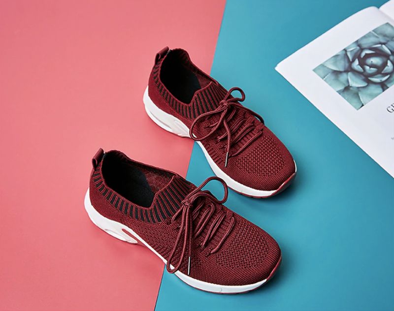 Ida Damskie Buty Treningowe - Czerwony