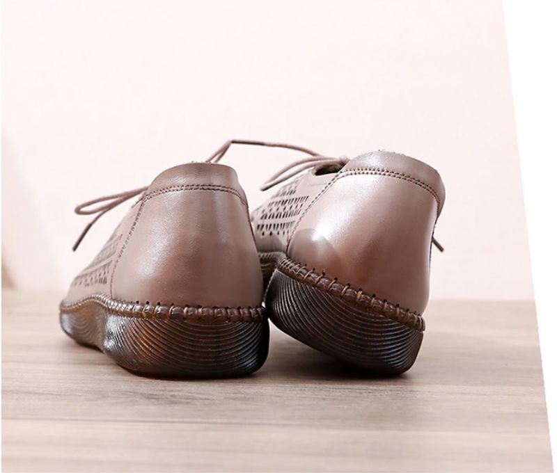 Imbert Damskie Buty Typu Hollow Out Oxford - Czarny