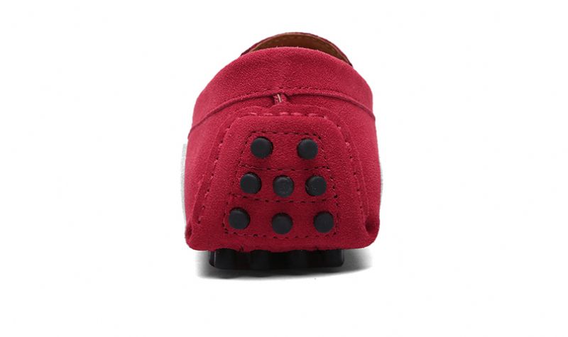 Irving Męskie Mokasyny Eleganckie Buty - Czerwony