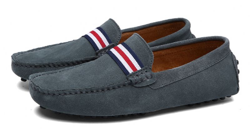 Irving Męskie Mokasyny Eleganckie Buty - Czerwony