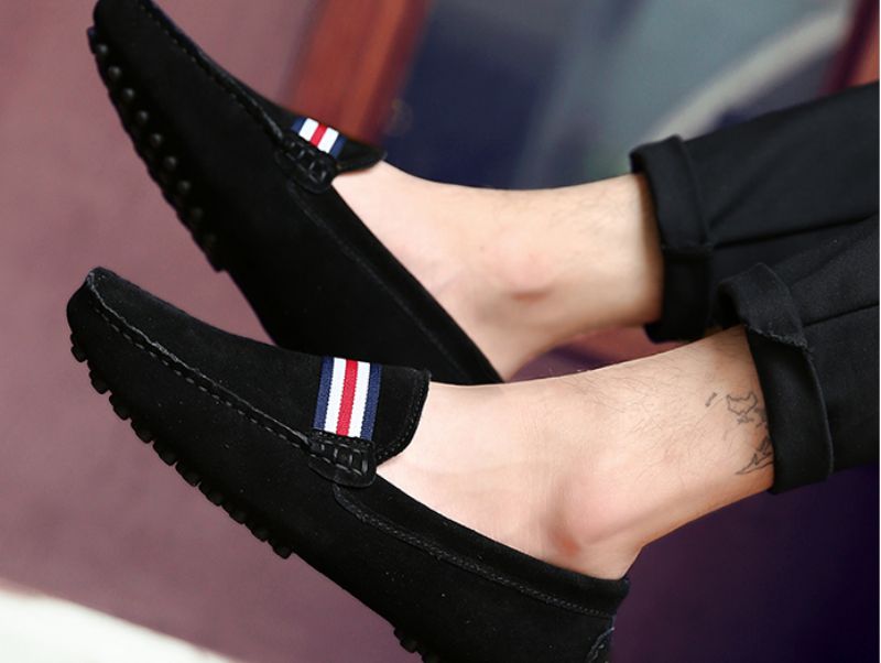 Irving Męskie Mokasyny Eleganckie Buty - Czerwony