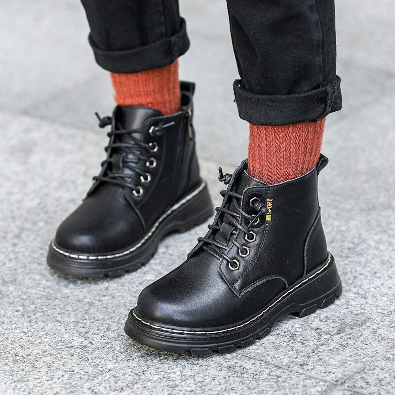 Isidro Chłopięce Buty Zimowe - Khaki