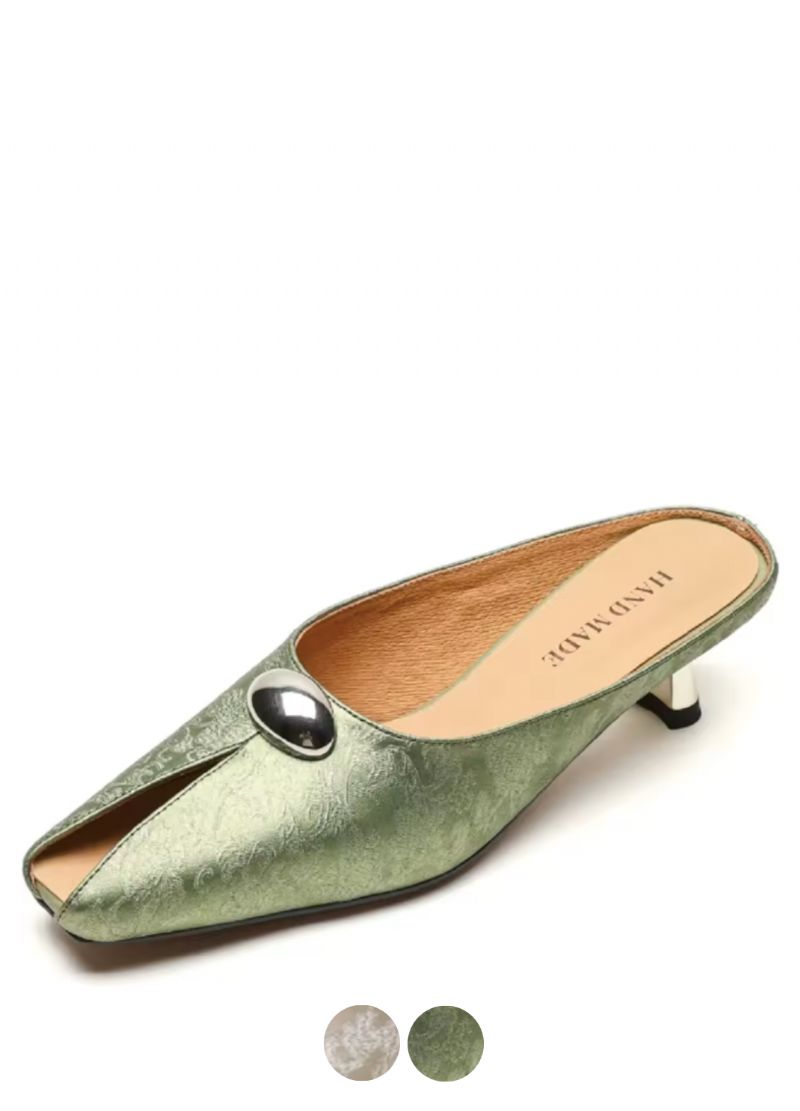 Iza Damskie Odkryte Palce Vintage Chodaki