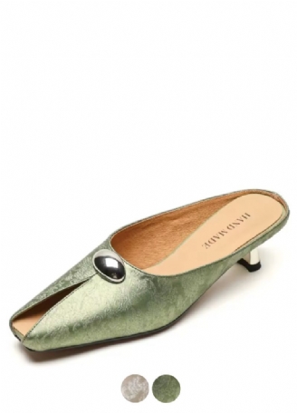 Iza Damskie Odkryte Palce Vintage Chodaki