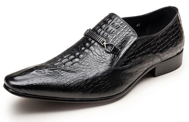 Jadon Męskie Mokasyny Eleganckie Buty - Kawa