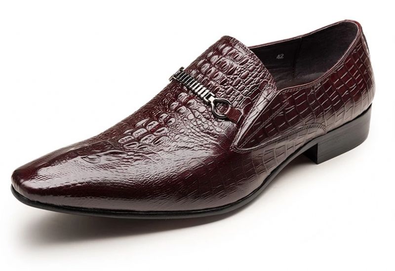 Jadon Męskie Mokasyny Eleganckie Buty - Kawa