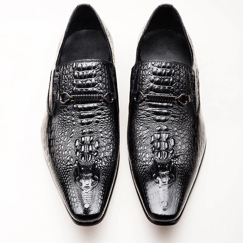 Jadon Męskie Mokasyny Eleganckie Buty - Kawa