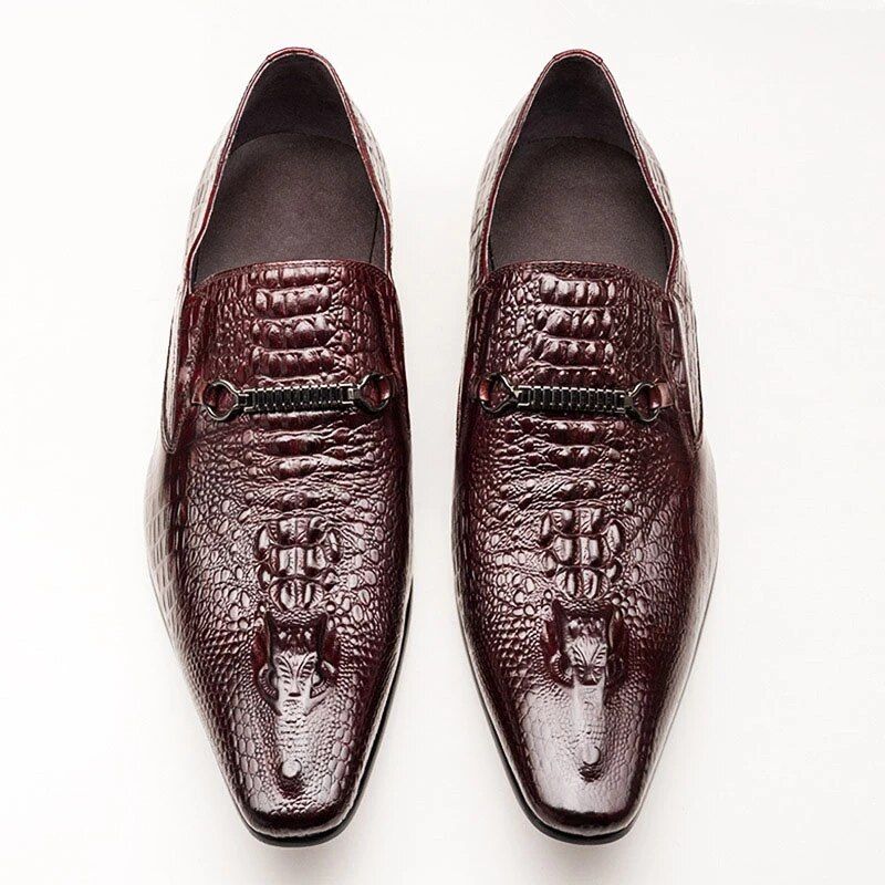 Jadon Męskie Mokasyny Eleganckie Buty - Kawa