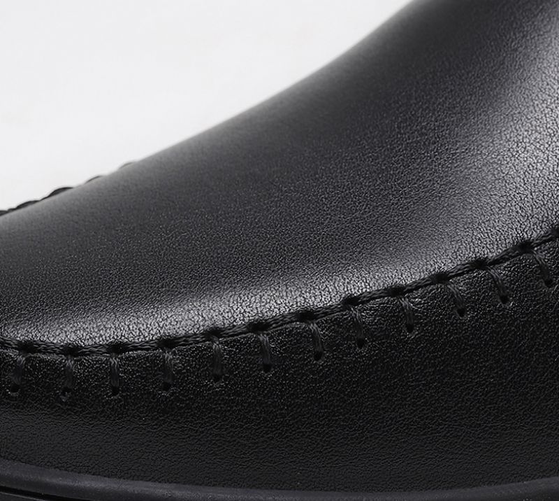 Jake Męskie Mokasyny Eleganckie Buty - Czarny