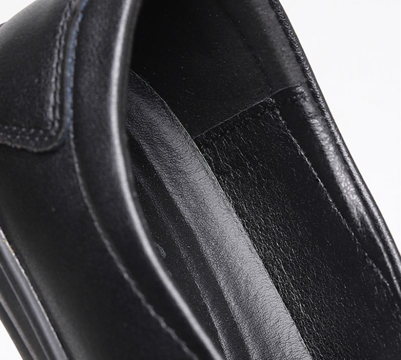 Jake Męskie Mokasyny Eleganckie Buty - Czarny