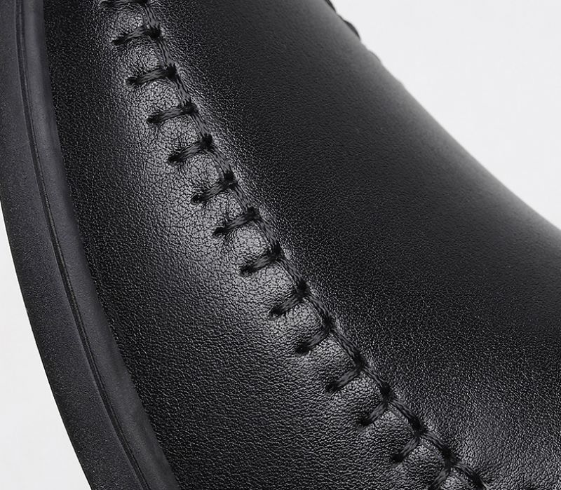 Jake Męskie Mokasyny Eleganckie Buty - Czarny