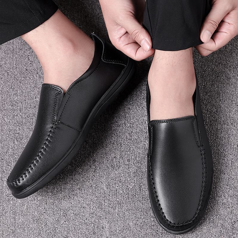 Jake Męskie Mokasyny Eleganckie Buty - Czarny