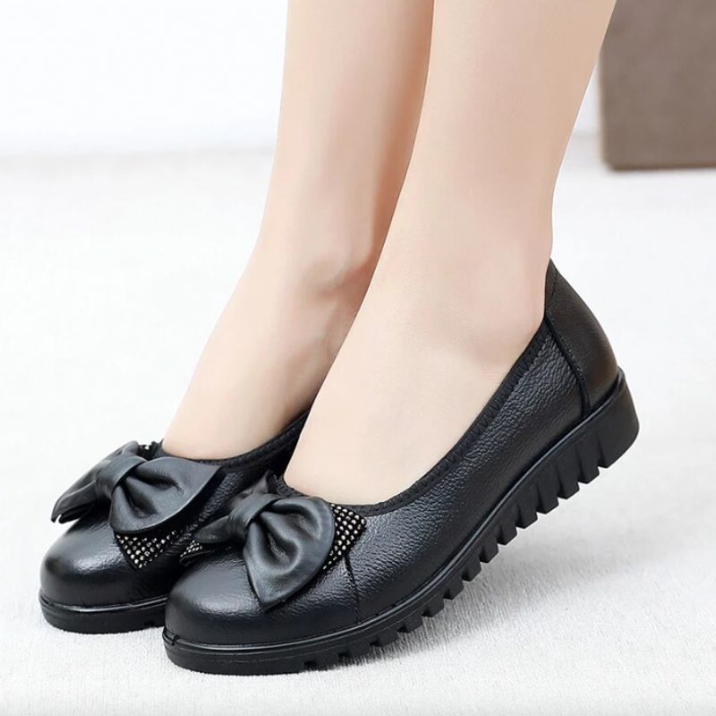 Jane Damskie Płaskie Buty - Czarny