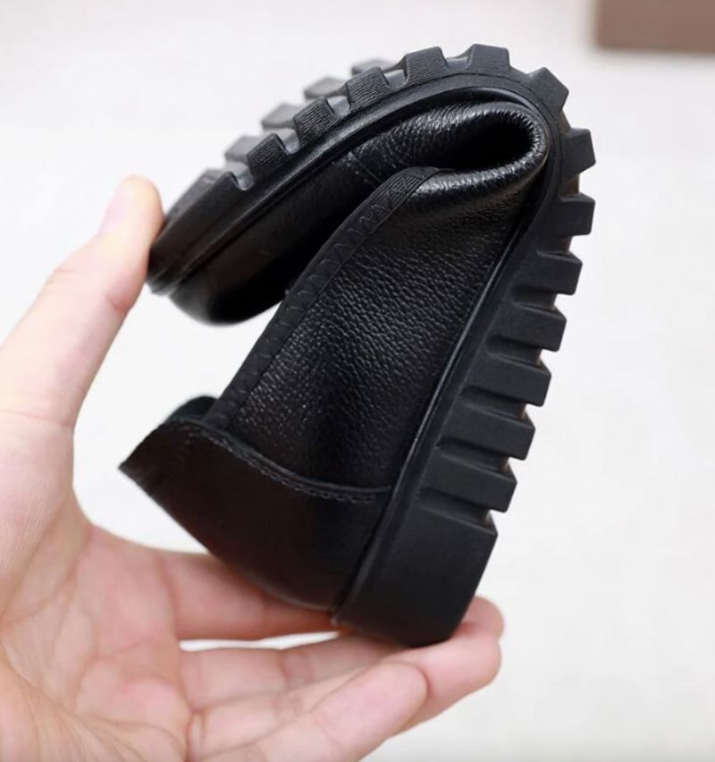 Jane Damskie Płaskie Buty - Czarny