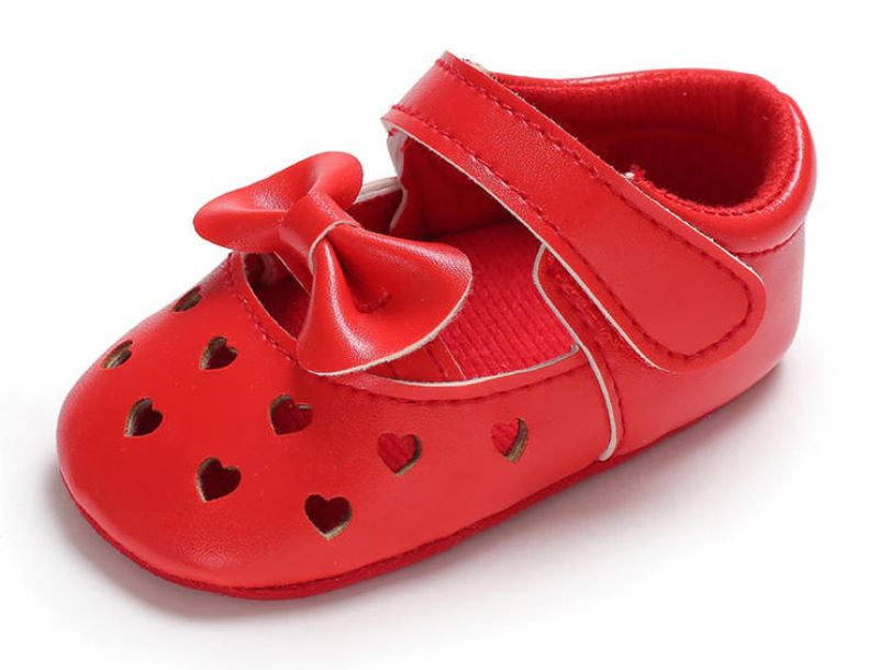 Jelind Baby Dziewczęce Buty Płaskie - Czerwony