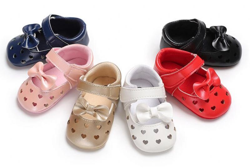 Jelind Baby Dziewczęce Buty Płaskie - Czerwony