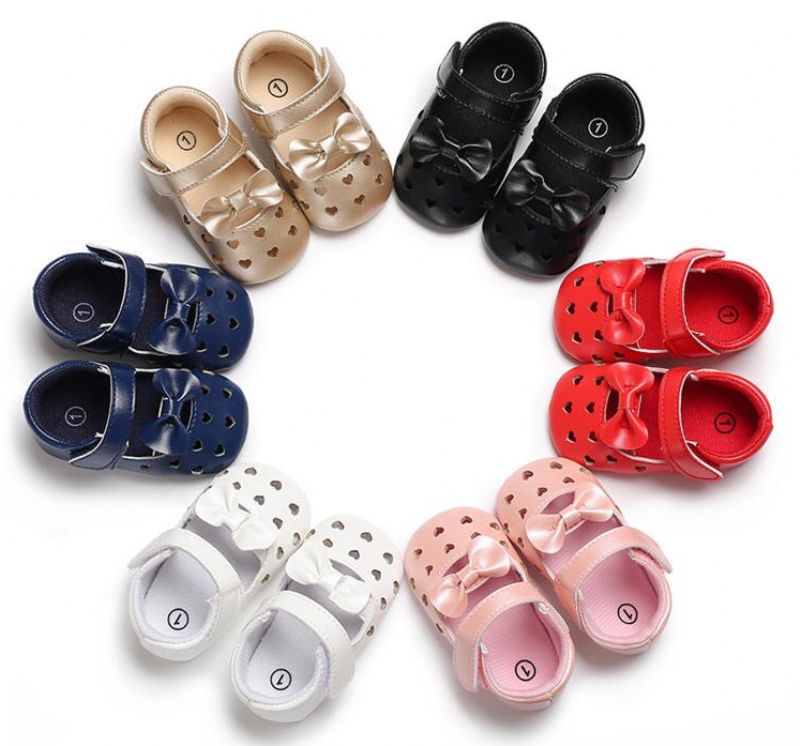 Jelind Baby Dziewczęce Buty Płaskie - Czerwony