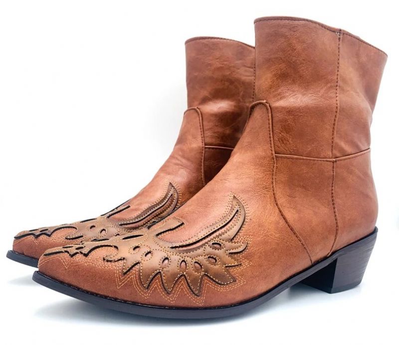 Jeremiah Męskie Buty Kowbojskie - Brązowy