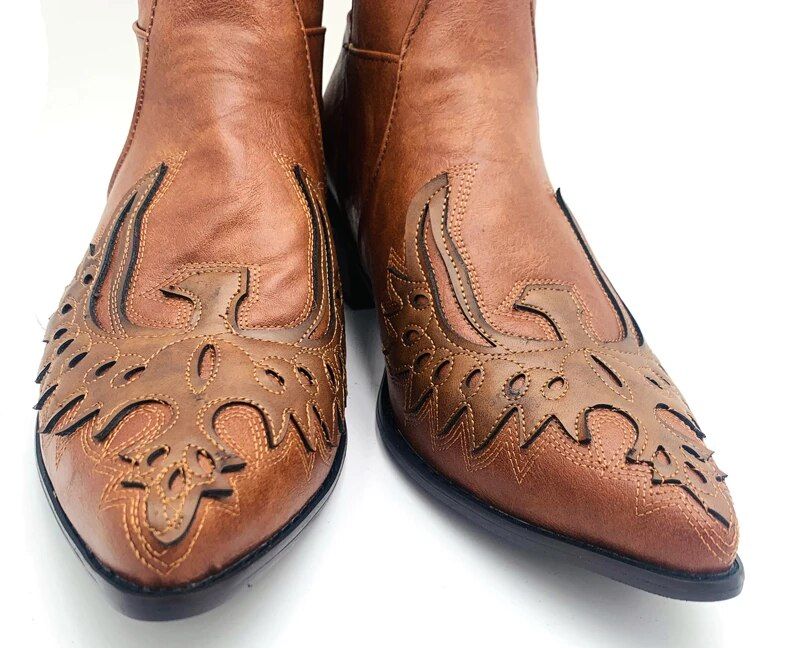 Jeremiah Męskie Buty Kowbojskie - Brązowy