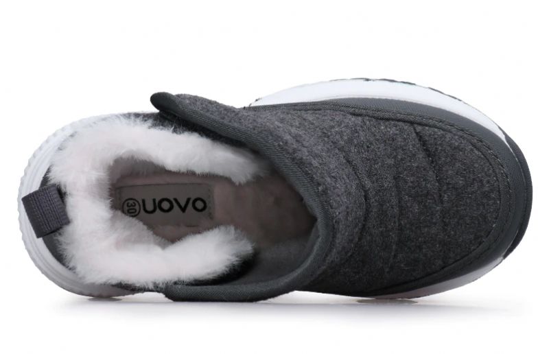 Jhon Chłopięce Buty Śniegowe - Szary Futro