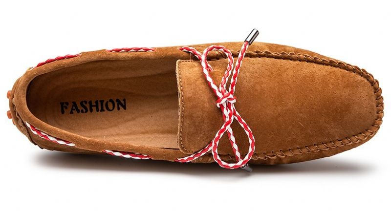 Jideon Męskie Mokasyny Buty Codzienne - Khaki