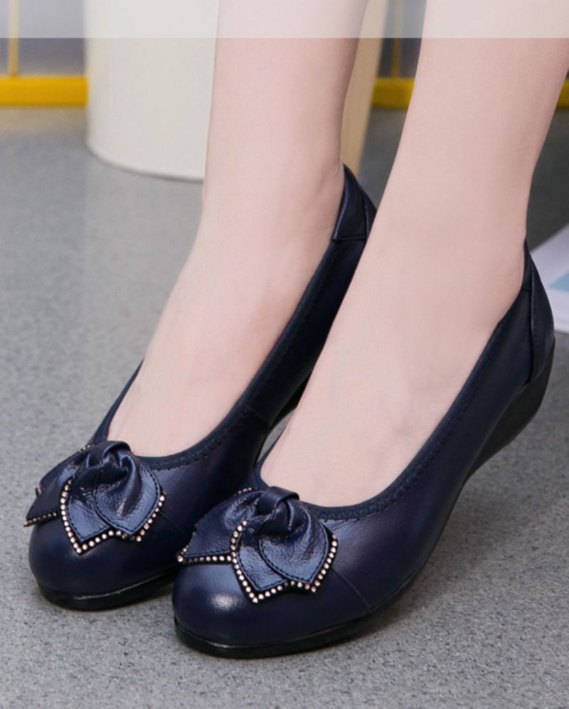 Jilary Damskie Buty Na Koturnie - Czarny