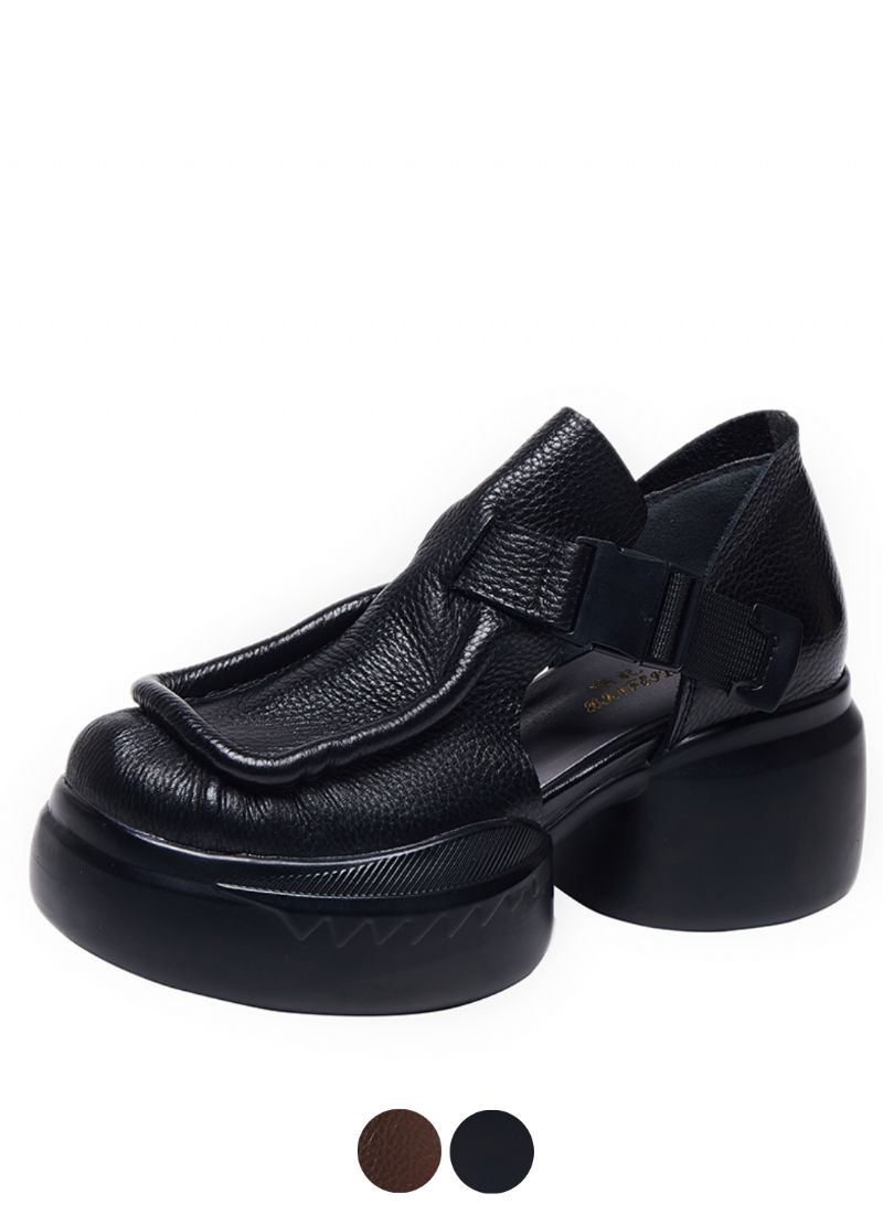 Joe Damskie Buty Na Platformie Na Grubej Podeszwie