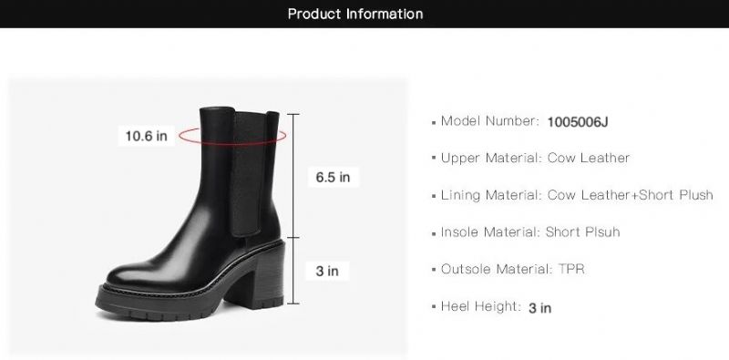 Joplin Damskie Czarne Buty - Czarny