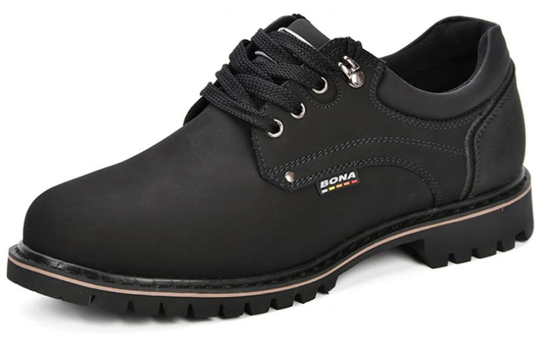 Josan Męskie Oxfordy Casual - Czarny