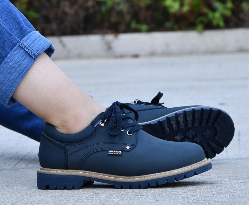 Josan Męskie Oxfordy Casual - Czarny