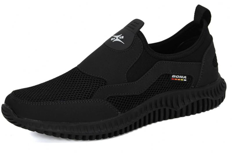 Josan Mokasyny Męskie Buty Casualowe - Czarny
