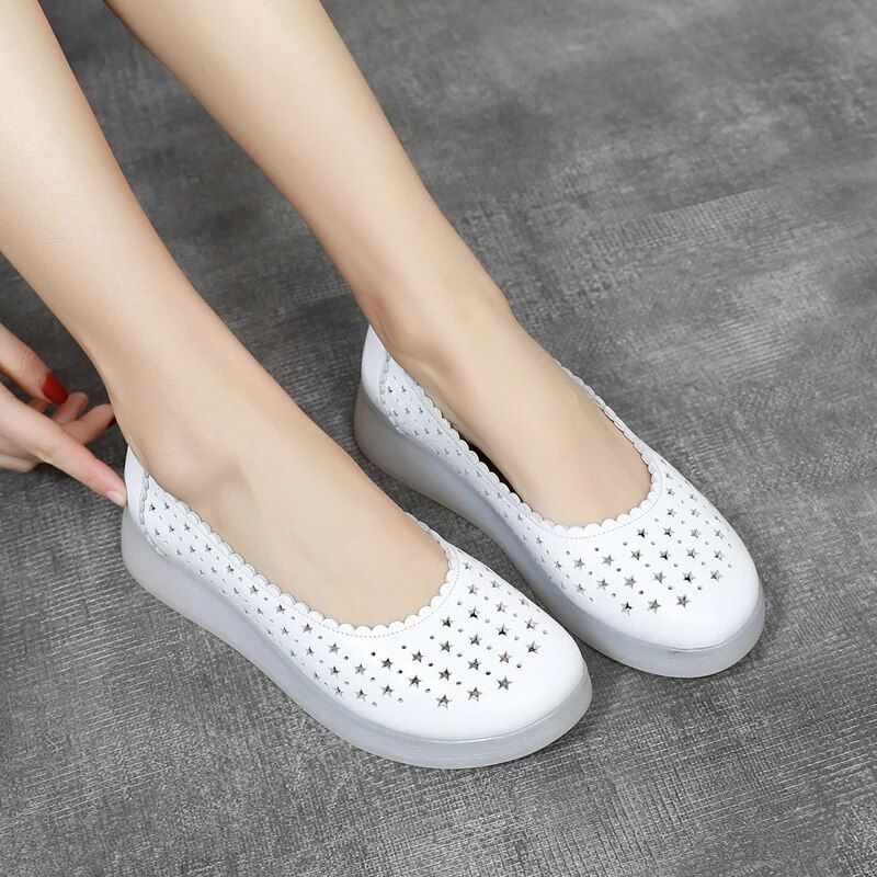 Jovina Damskie Płaskie Buty - Czarny