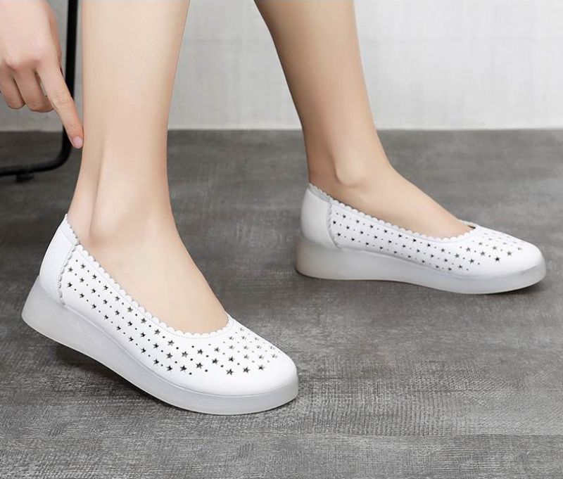 Jovina Damskie Płaskie Buty - Czarny