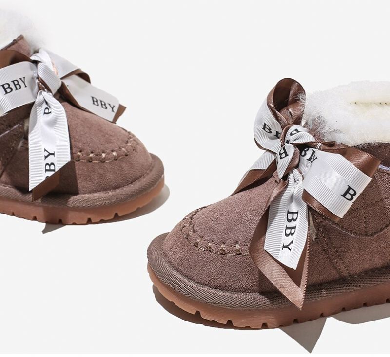 Julia Ciepłe Buty Dla Dziewcząt - Brązowy